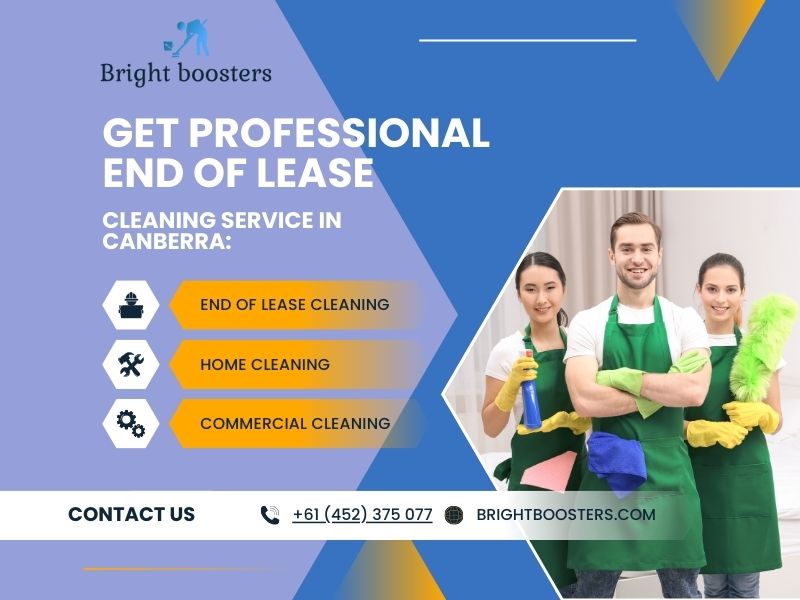 End of Lease Cleaning Service in Canberra - Bright Boosters