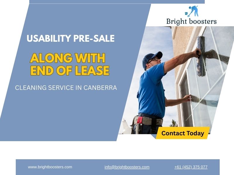 Professional Pre-Sale Cleaning Service in Canberra - Bright Boosters